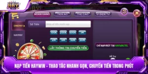 Nạp tiền Haywin