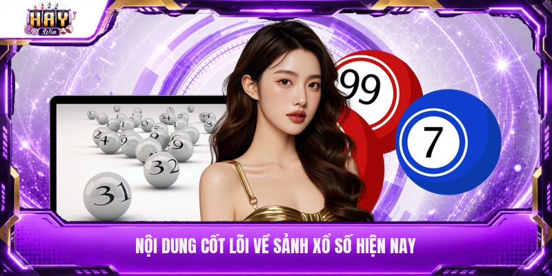 Nội dung cốt lõi về sảnh xổ số hiện nay