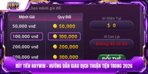 Rút tiền Haywin