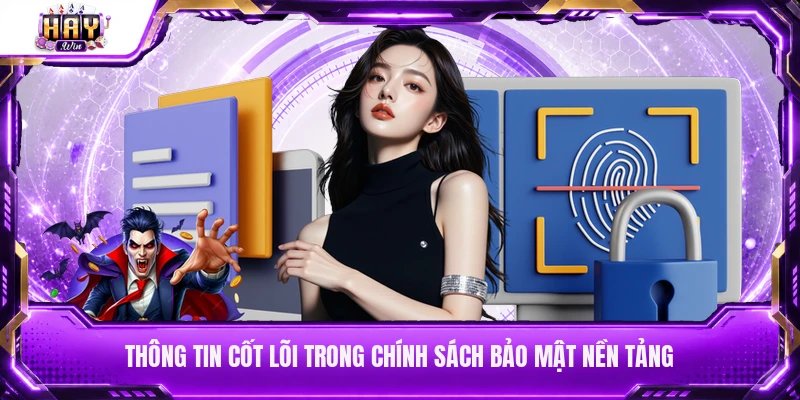 Thông tin cốt lõi trong chính sách bảo mật nền tảng